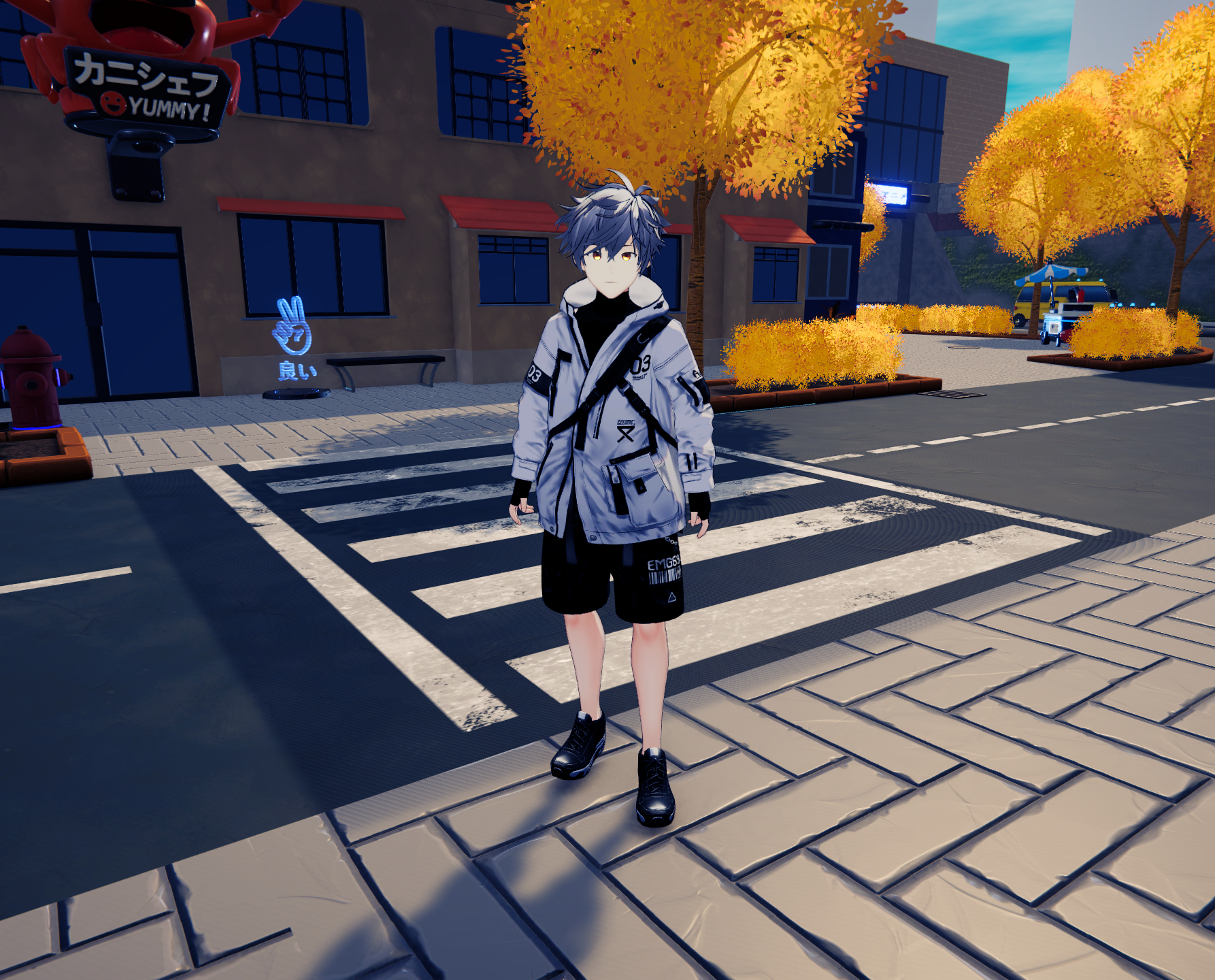 White jacket character